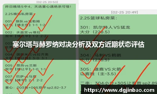 塞尔塔与赫罗纳对决分析及双方近期状态评估